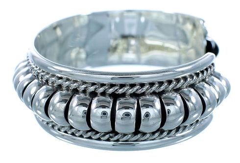 American Indian Authentic Sterling Silver Cuff Bracelet SX105093